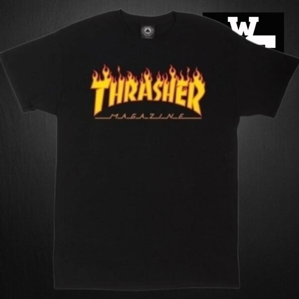 Remera Thrasher Flame Classic