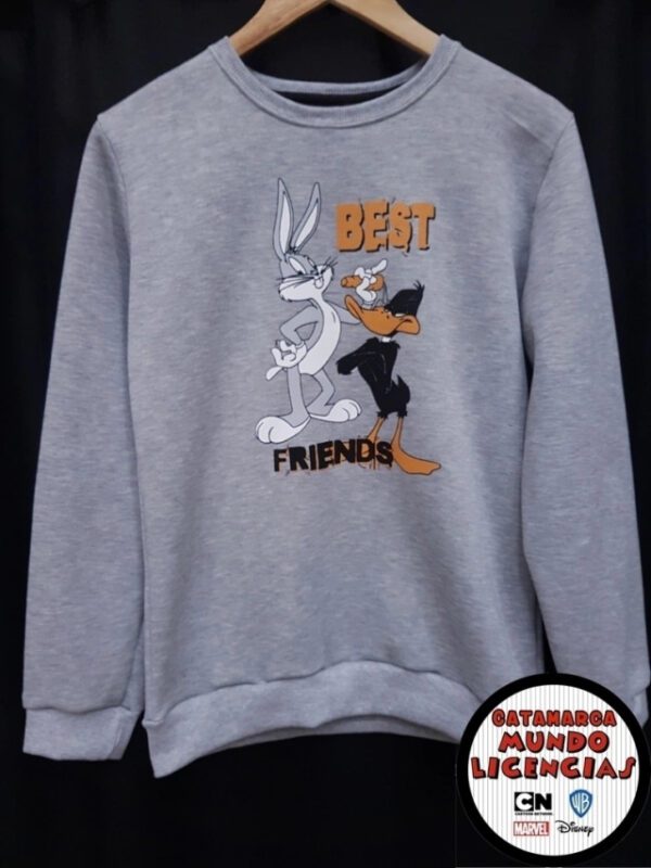 Buzo Niño Looney Tunes - Bugs Bunny y El Pato Lucas
