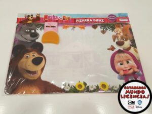 Pizarra Bifaz Masha y el Oso