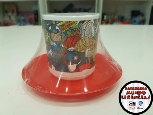 Kit Taza + Plato - Los Vengadores II