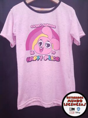 20220804_130211-b717ba9c43f221159716596296924794-640-0 Remera Niña Anaís - El Increible Mundo de Gumball - Happy Place Rosa
