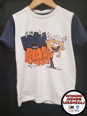 20220804_191109-0e4201e7fc3596afdf16596526267980-640-0 Remera Niño Lincoln Loud - The Loud House - The Man With the plan