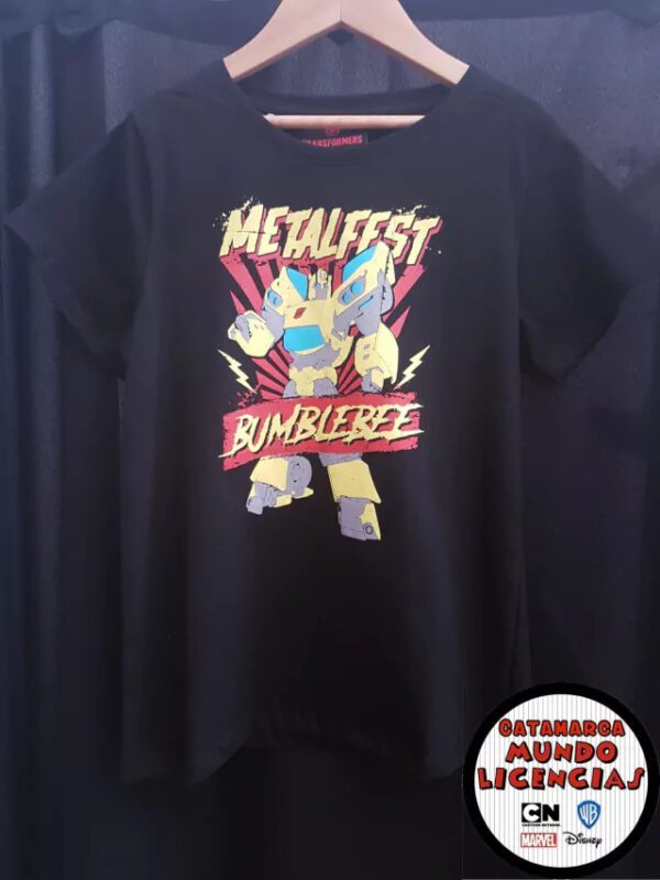 Remera Niño Bumblebee - Transformers - Metalfest