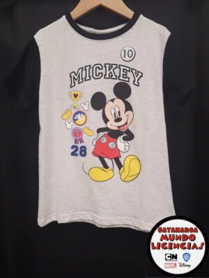 Remera Niño Mickey Mouse - Prizes - Gris