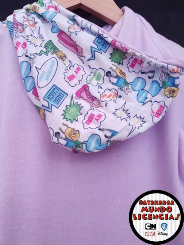 Remerón c/ Capucha Niña Dulce Princesa - Hora de Aventura