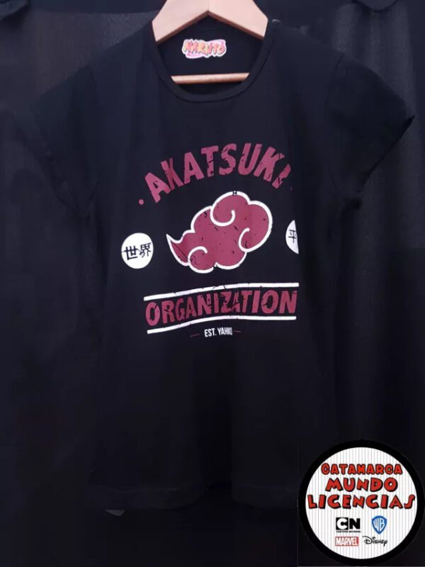 Remera Niña - Naruto - Akatsuki