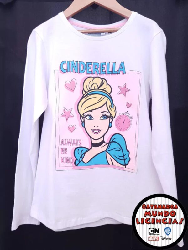 Remera Niña M/largas Cenicienta - Always be Kind