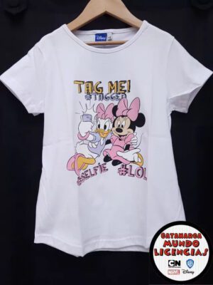 20221212_2054171-ee5b3bca32d2953d1316708897398034-640-0 Remera Niña Minnie y Daisy - Tag Me! - Blanca