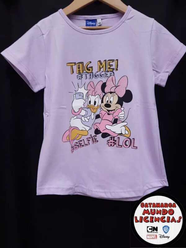 Remera Niña Minnie y Daisy - Tag Me! - Violeta