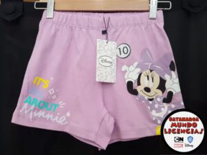 Short Niña Minnie Mouse - It's All About Minnie - Violeta