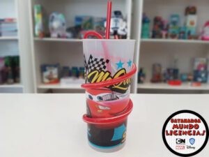 Vasos largos con Sorbete Cars