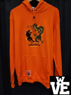 Hoodie Rituals Dragon & Panther Orange
