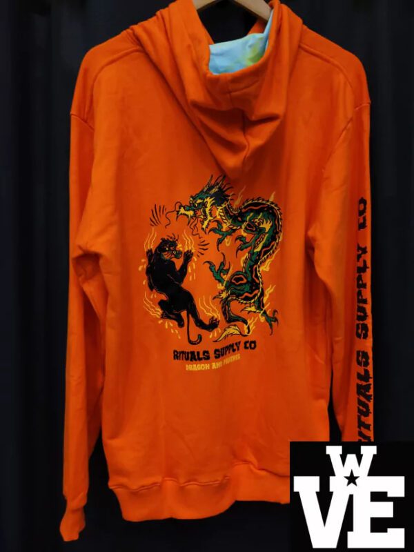 20230517_1928281-0f90e4ef0b5b6ee51d16843625388938-640-0 Hoodie Rituals Dragon & Panther Orange