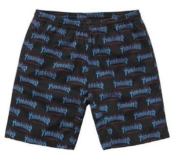 Short de Baño Thrasher Negro
