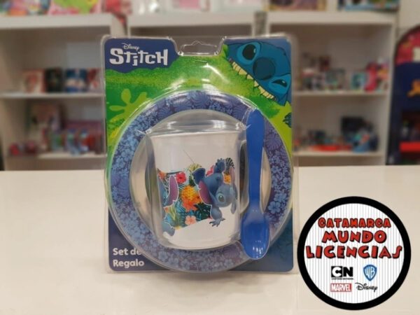 Kit de Taza + Bowl + Cuchara - Stitch