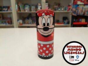 Vasos con tapa y Sorbete Cresko Minnie Mouse