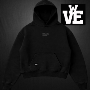 Buzo Hoodie Boxy Fit Frisa Pesada "Fire" - Rituals Brand
