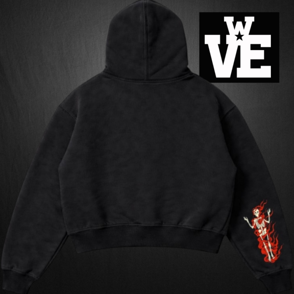 Buzo Hoodie Boxy Fit Frisa Pesada "Fire" - Rituals Brand