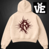 Buzo hoodie boxy fit Rituals Buzo Hoodie Boxy Fit Frisa Pesada "Generation" Beige - Rituals Brand
