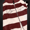 Zip Hoodie doble cierre vieja scul (4) Campera Zip Hoodie Boxy Fit Doble Cierre - Vieja Scul Varsity Stripe Ciruela