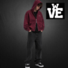 Campera Zip Hoodie Boxy Vieja Scul Sign Washed Roja