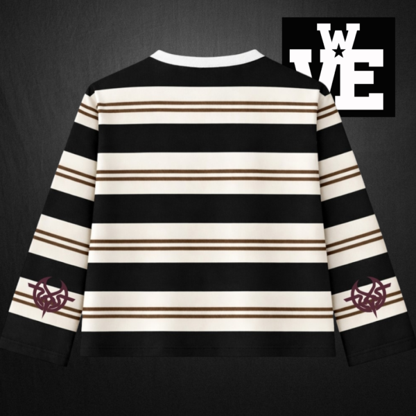 buzo-cuello-redondo-rayado-rituals (1) Buzo cuello redondo rayado negro y crema streetwear marca Rituals Brand