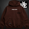 Buzo Hoodie Chocolate Oversize Doble Estampa Algodón Frizado Everything - Rituals Brand