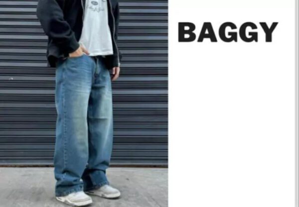 Jean RID Baggy Azul
