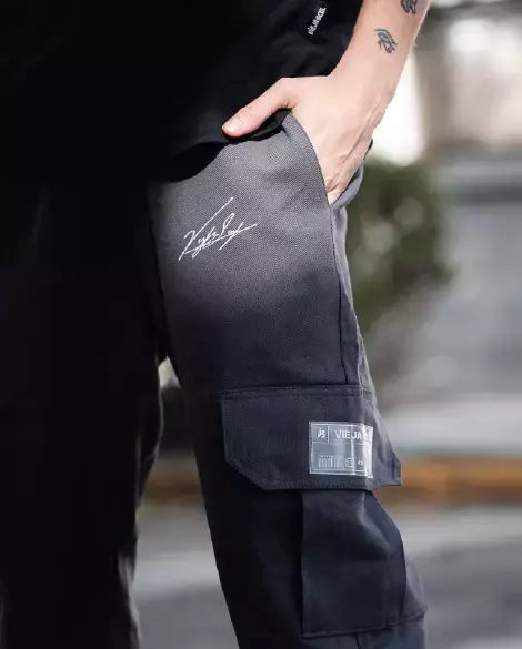 Pantalón Cargo Gabardina VS Signature Grey 8Z - PCP-9616