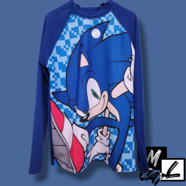 Remera UV Sonic Azul
