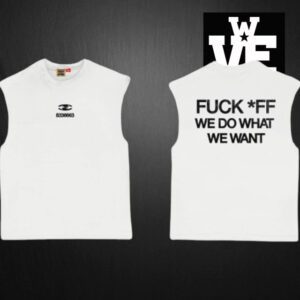 Remera Sin Mangas TEOD Fuck Off - Marmol
