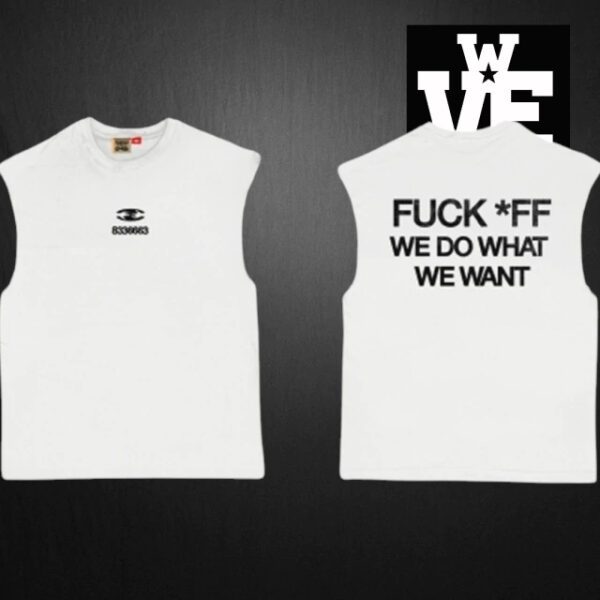 Remera Sin Mangas TEOD Fuck Off - Marmol