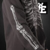 Hoodie Fallen Skeleton Asphalt Importado