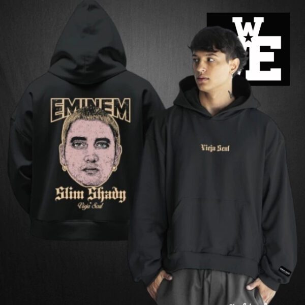 Hoodie Boxy Fit VS - Slim Shady Negro - VSHBF-2012
