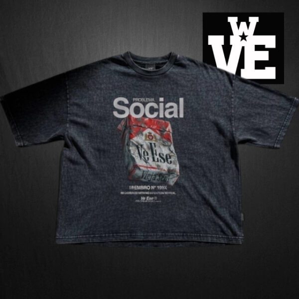 Remera Boxy Fit VS Problema Social Washed - VSRBF-2300