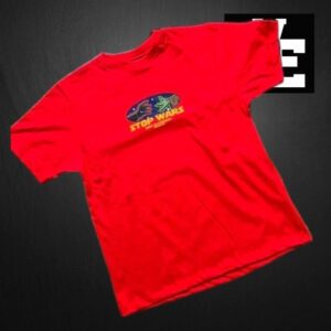 Remera TEOD Stop Wars Roja