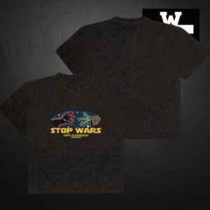 Remera TEOD Stop Wars Negra