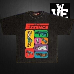 Remera TEOD Characters Negra