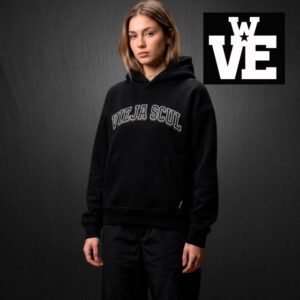 Hoodie Boxy Fit VS - Varsity Black- VSHBF-2601