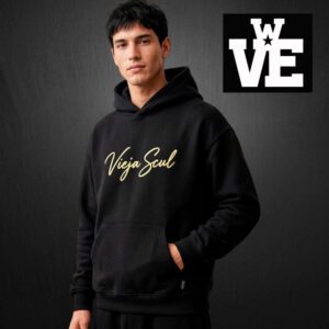 Hoodie Boxy VS Script Black - VSMBC-2535