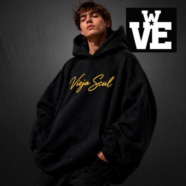 Buzo Canguro Oversize VS Script MB Black - VSMBC-2529