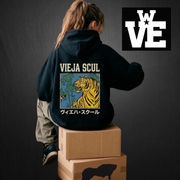 Buzo Canguro Oversize VS Asian Black - VSMBC-2619