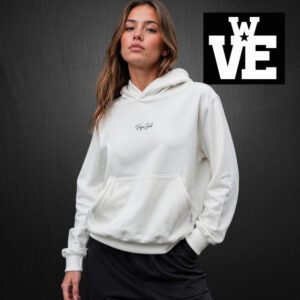 Hoodie Boxy Fit VS - Script Marfil- VSHBF-2692