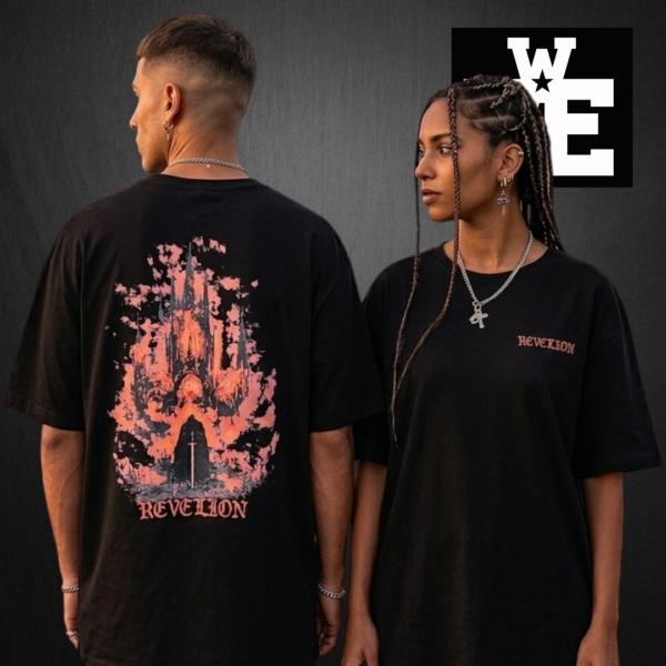 remera oversize revelion sanfer (1) Remera Oversize Negra "Black Knight" - Revelion Sanfer